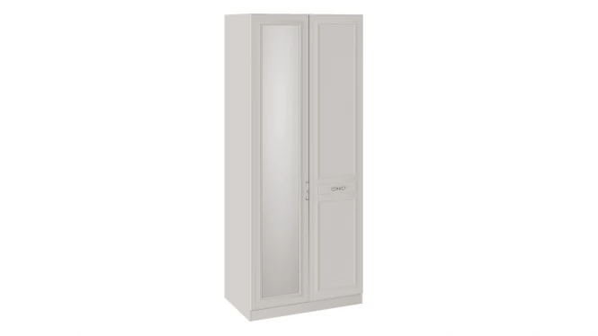 Шкаф для одежды с 1 глухой и 1 зеркальной дверью правый «Сабрина» (Кашемир)