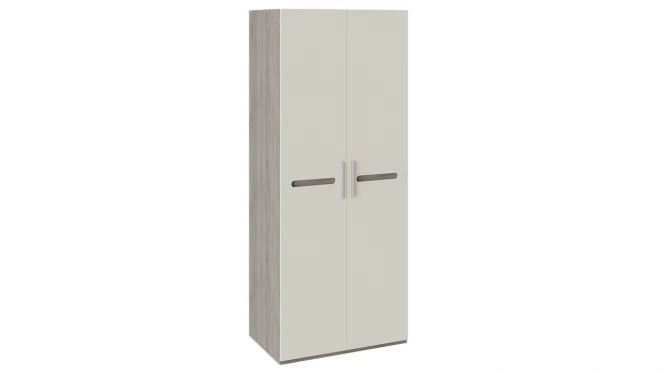 Шкаф для одежды с 2-мя дверями «Фьюжн» (Бежевый, Дуб Сонома трюфель)